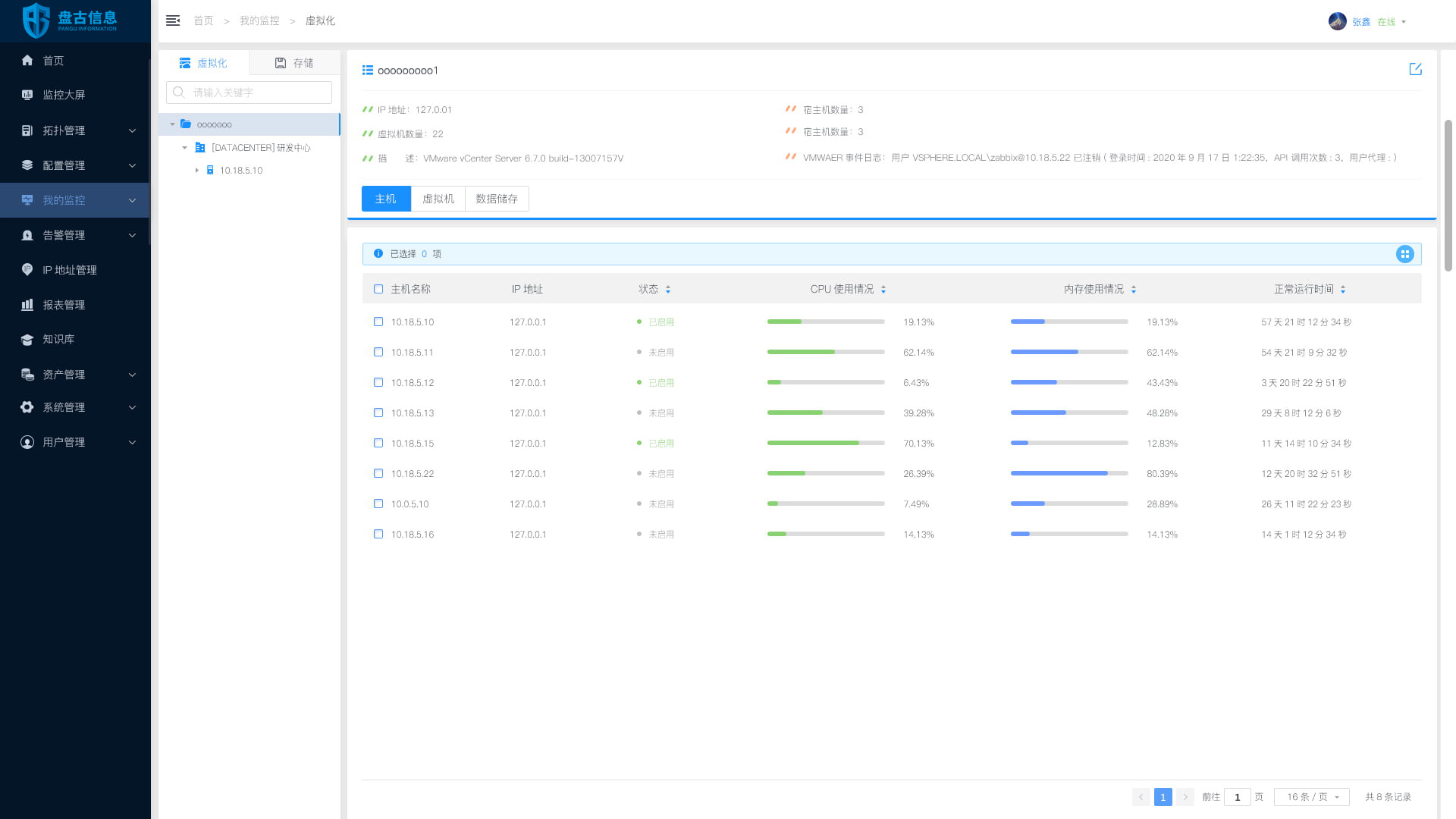 虚拟化监控系统